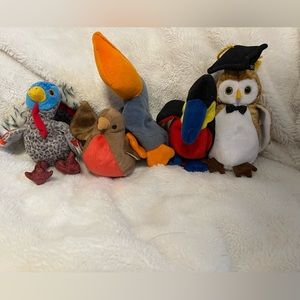 Ty beanie babies birds